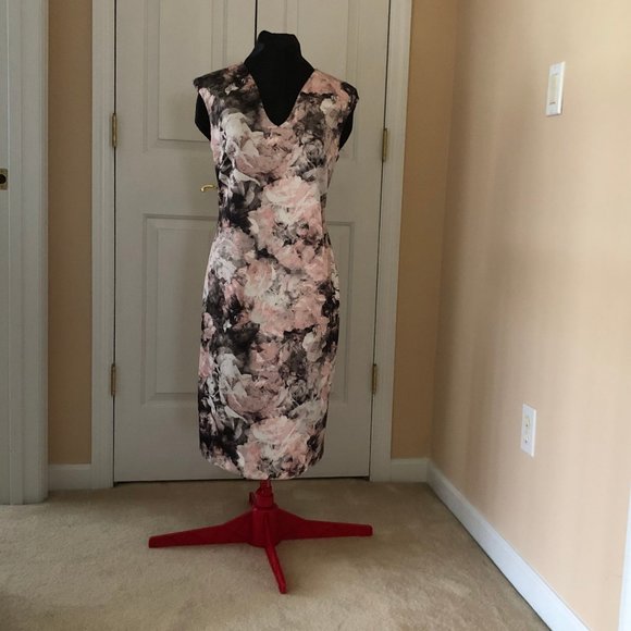 Liz Claiborne Dresses & Skirts - Liz Claiborne Classic Gray Dusty Rose Dress NWT